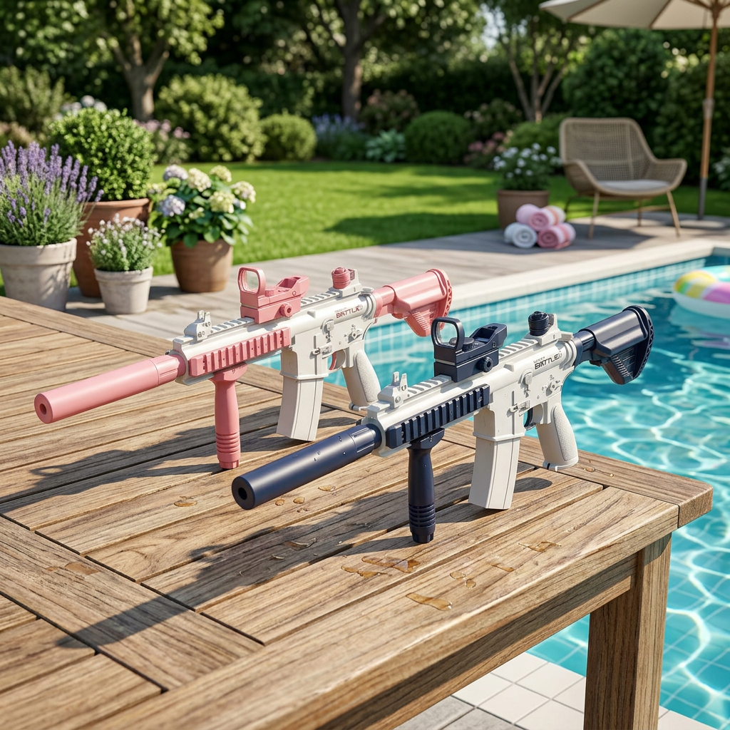 Pistolet à Eau Électrique M4 AquaBlast